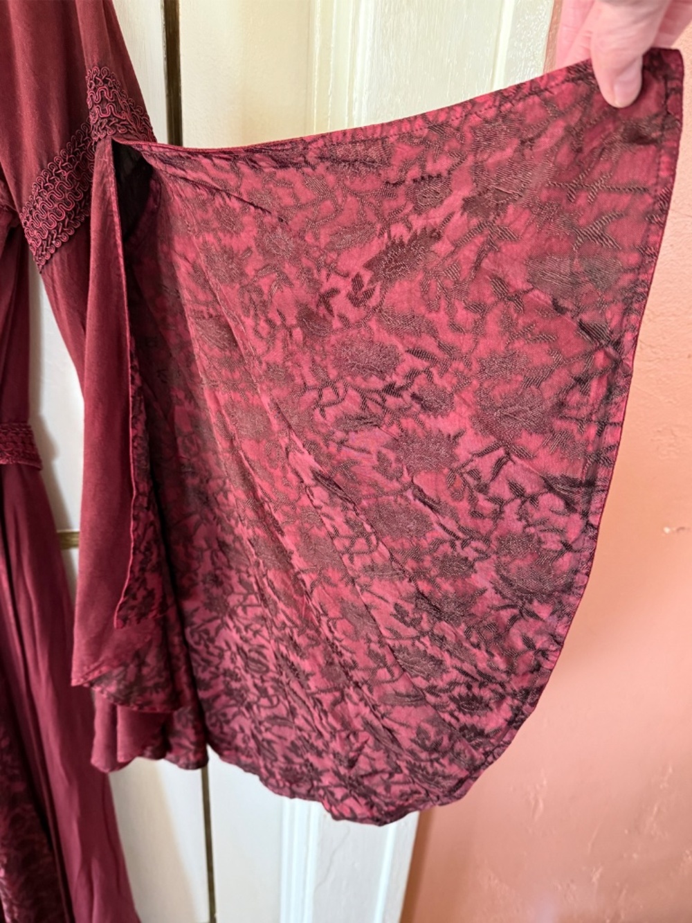 Holy Clothing Renaissance Fair Dress XL/1X (14-16) Burgundy NWT - Picture 7 of 9